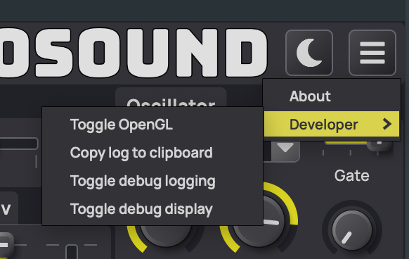 disable openGL